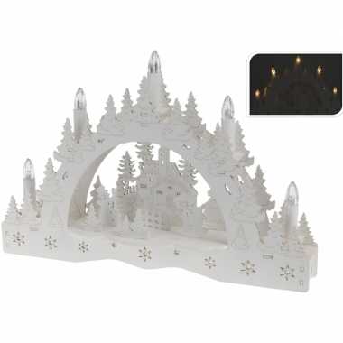 Houten kaarsenbrug met dorp type 1